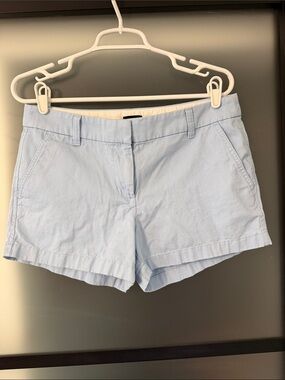 J.Crew Light Blue Women's Casual Cotton Shorts size 6